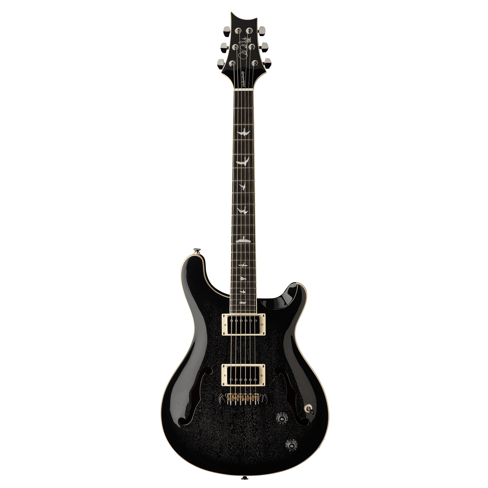 PRS Paul Reed Smith SE Hollowbody Standard Guitar, Dog Hair Smokeburst