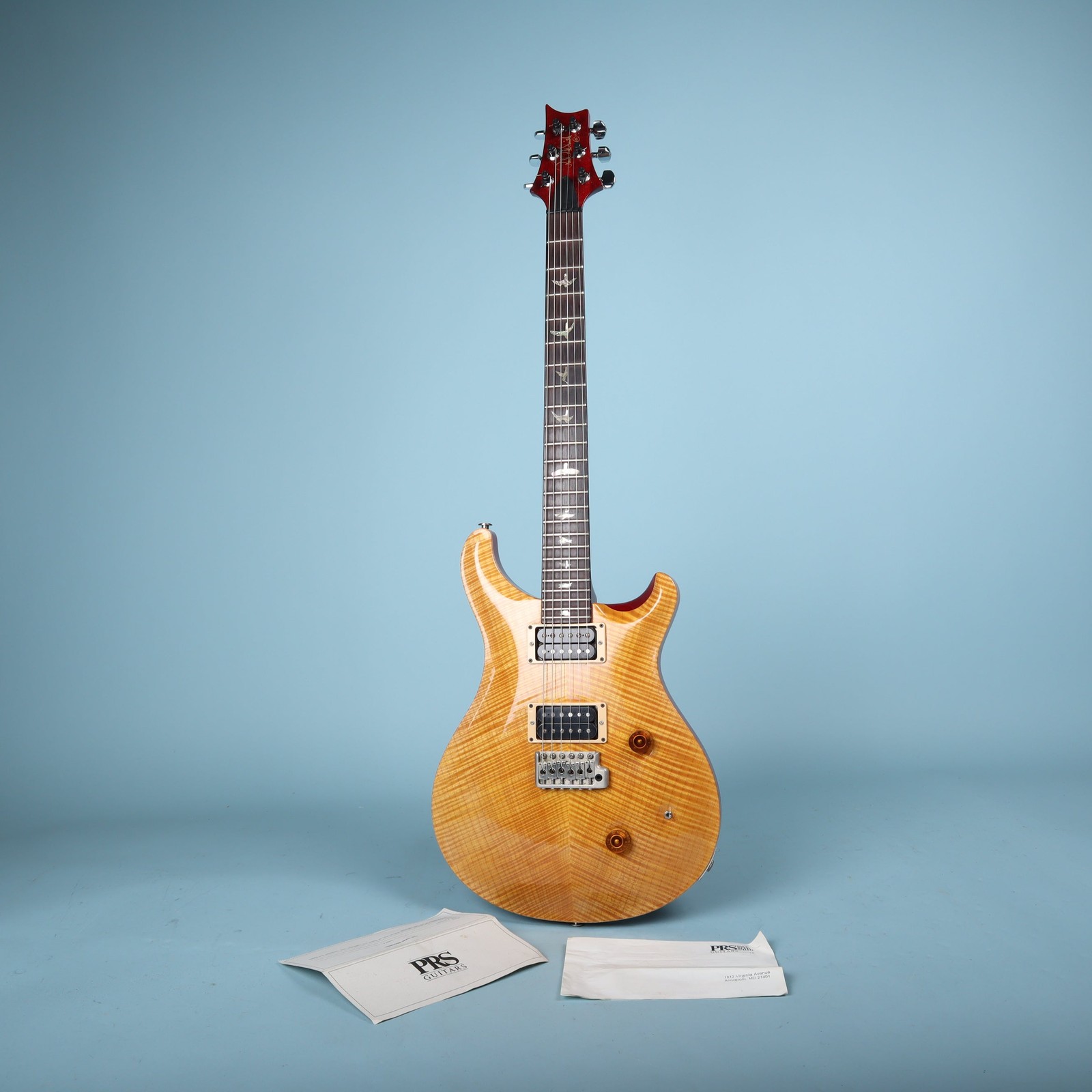 1990 PRS Paul Reed Smith Signature Series Chevron Flamed Maple Top