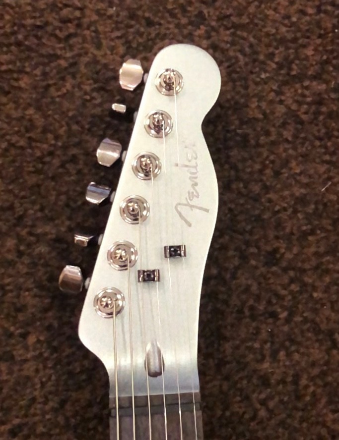Fender Esquire Celtic Custom Edition Silver Telecaster Electric Guitar-USED