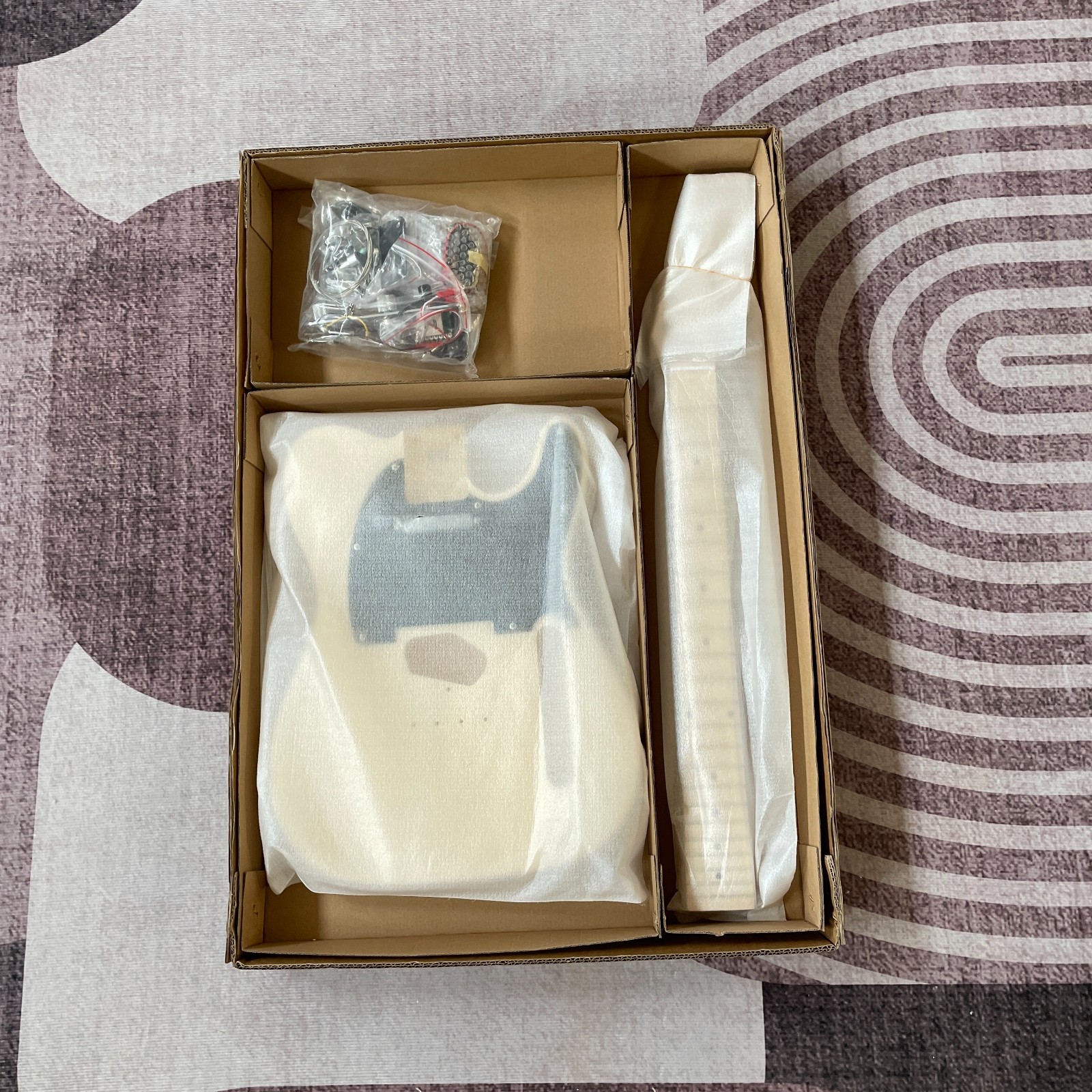 DIY Electric 6 strings TL unfinished guitar kits with Hardware