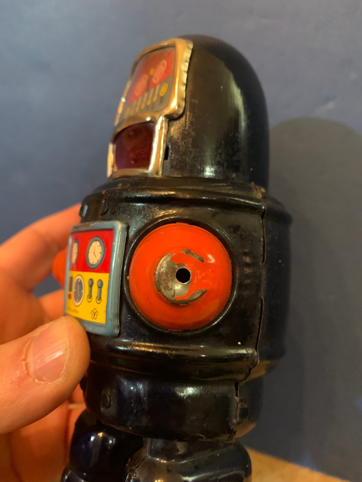 YONEZAWA ROBY THE ROBOT TIN TOY JAPAN 1960s VINTAGE ORIGINAL space toys robby
