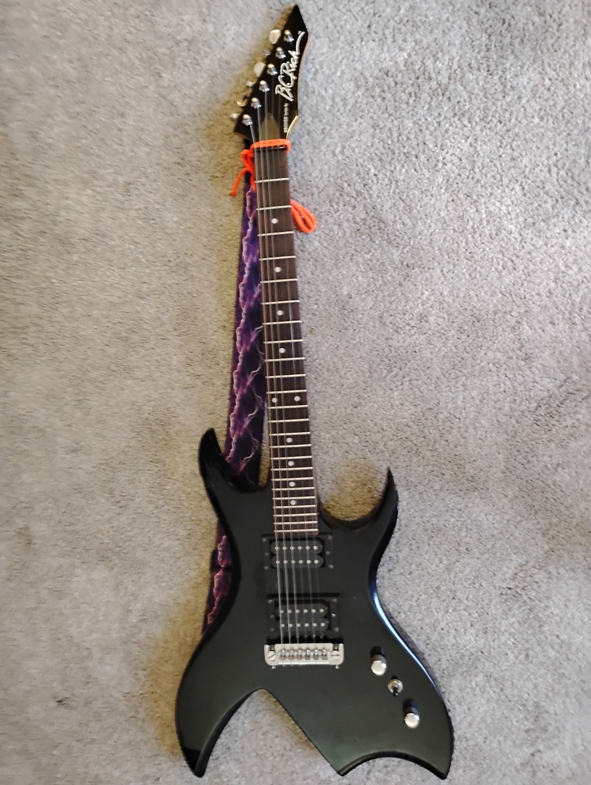B.C. Rich Bronze Series Warlock 6 String Right-Handed Solid Electric Guitar!
