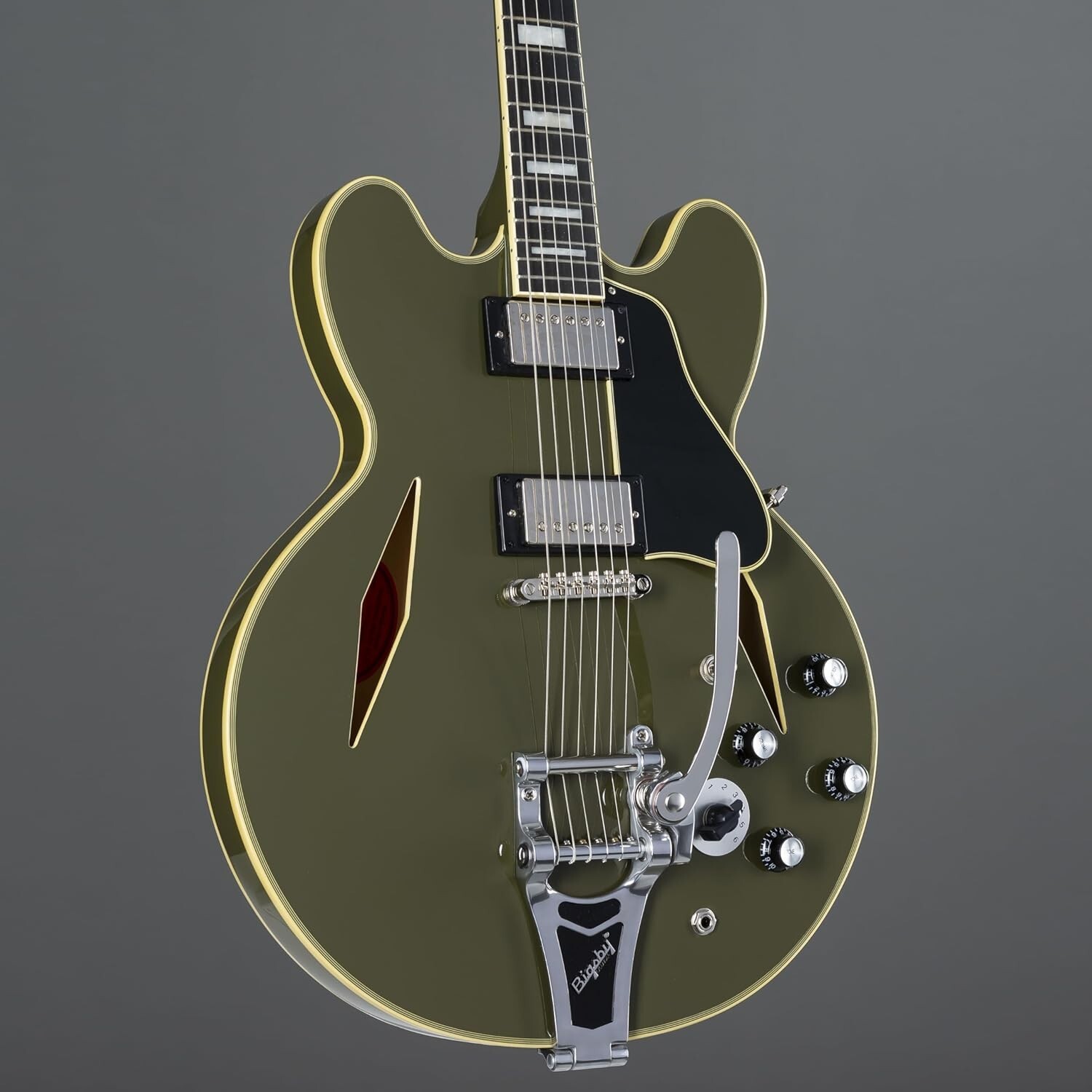 Epiphone Guitar Shinichi Ubukata Signature ES-355 Ver.02 Olive Drab w/Hard Case