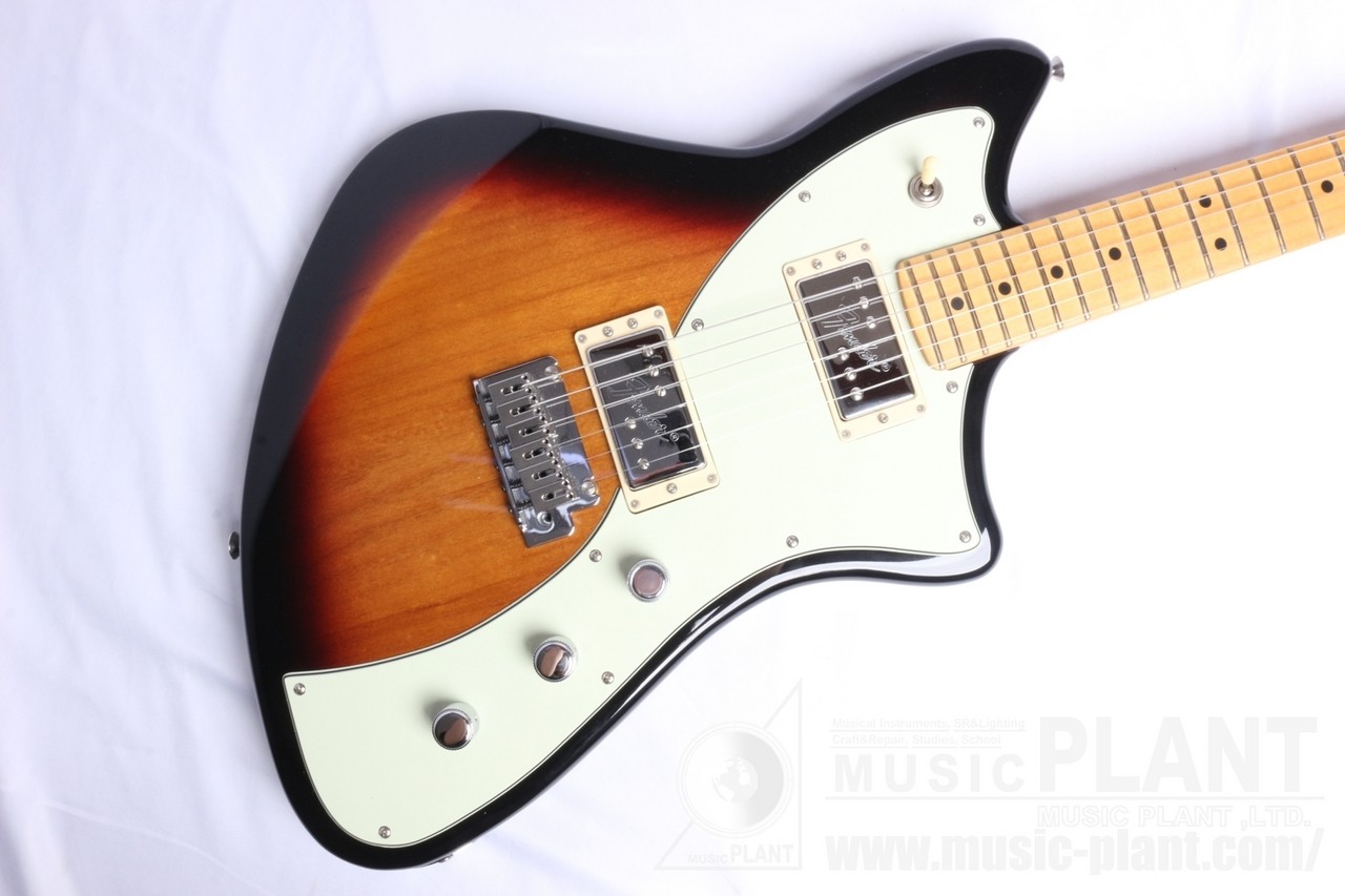 Fender Player Plus Meteora® HH, Maple Fingerboard, 3-Color Sunburst (no260613)
