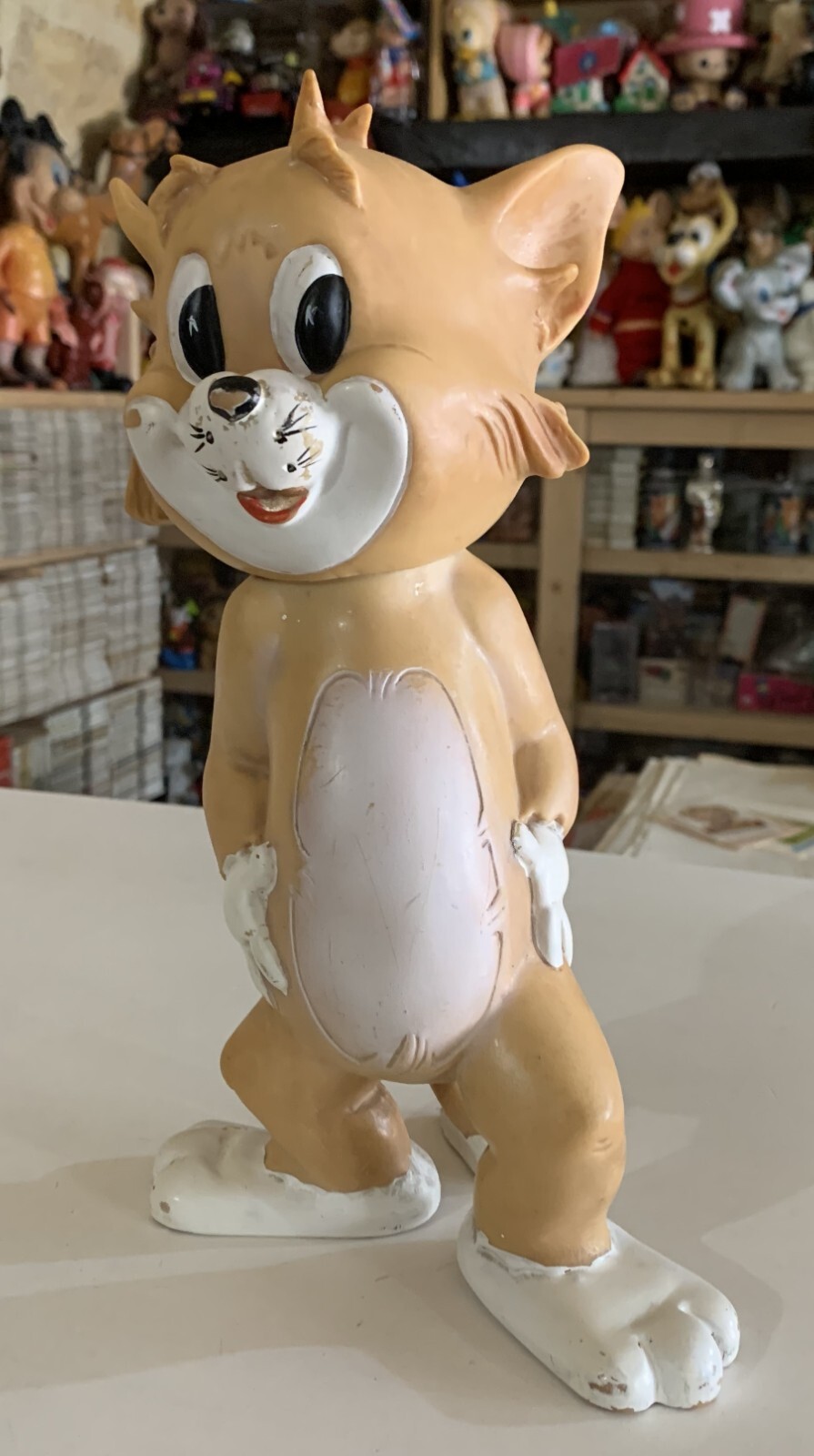 VINTAGE RUBBER VINYL 11″ TOY DOLL TOM HANNA BARBERA ITALOCREMONA ITALY 1960s