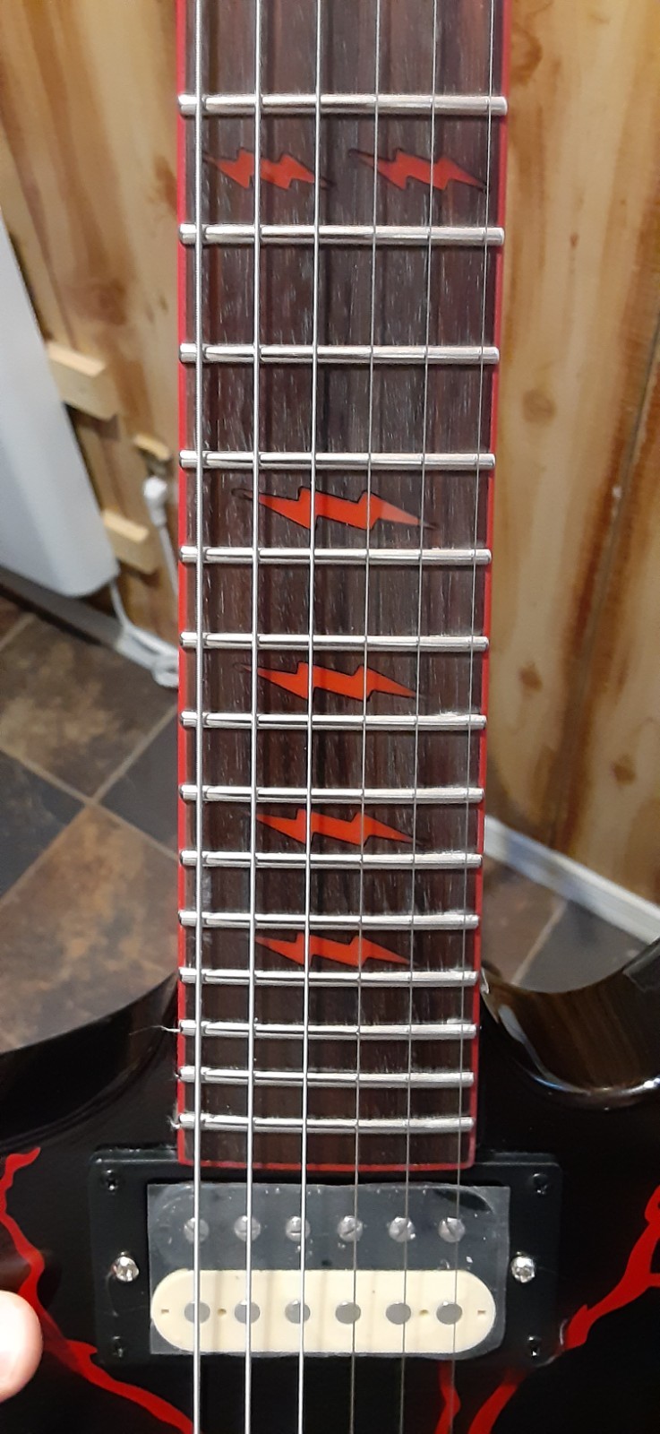 FireFly Dimebag Darrell Blood Bolt Tribute 6 String Electric Guitar