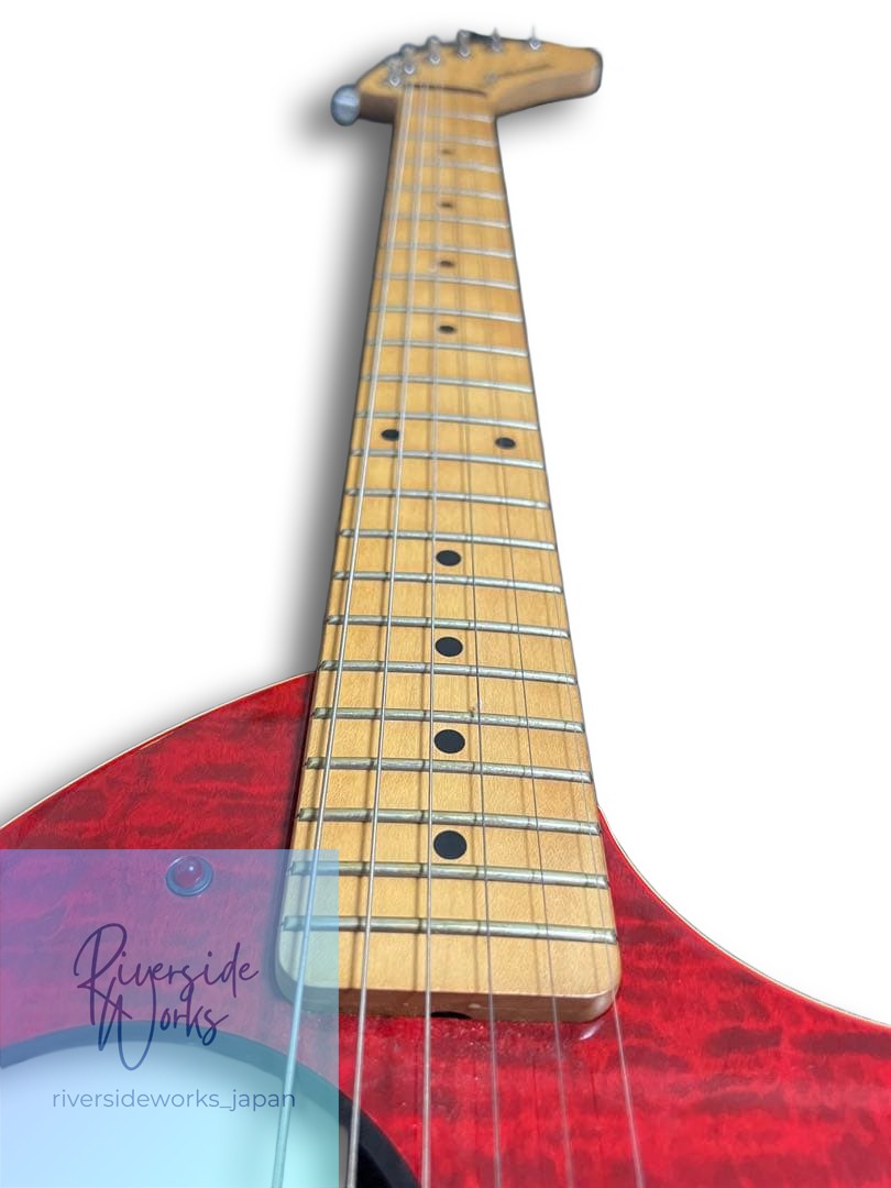 FERNANDES ZO-3 GF Red Built-in Amp Guitar