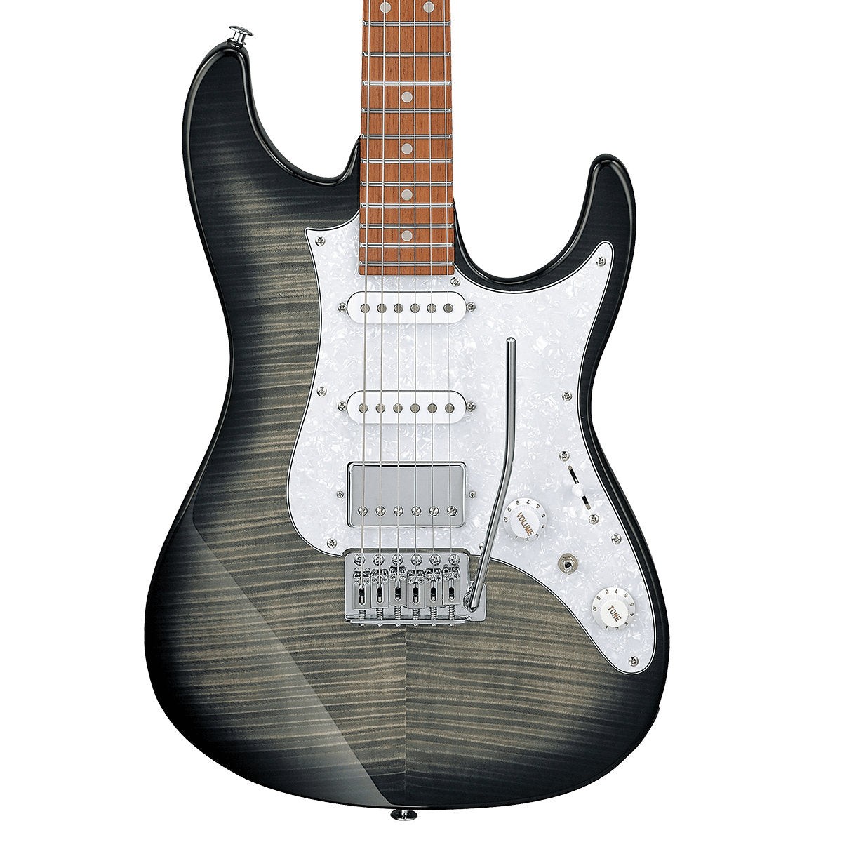 Ibanez AZ22S1FTKS AZ Series Standard Electric Guitar – Transparent Black