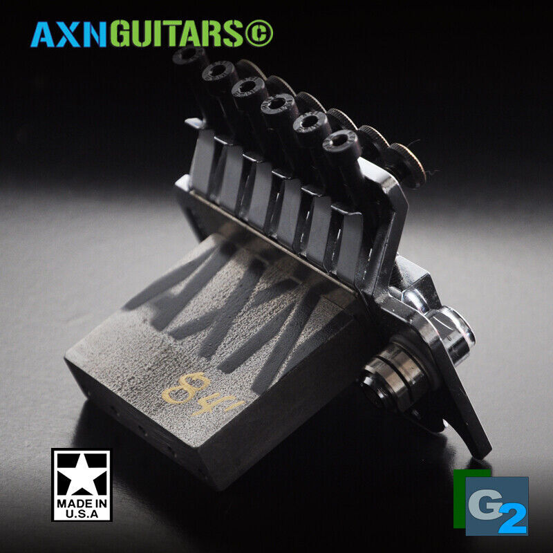 AXN Model84 Raw STEEL 1980s FORMULA Sustain Block AllSizes 37 42 32mm floyd rose