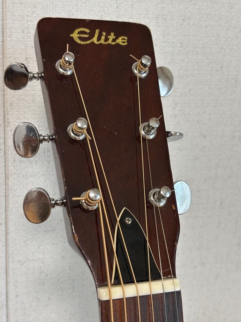 Rare!?Elite Elite (Takamine) Japan Vintage Acoustic Guitar ADJ Saddle