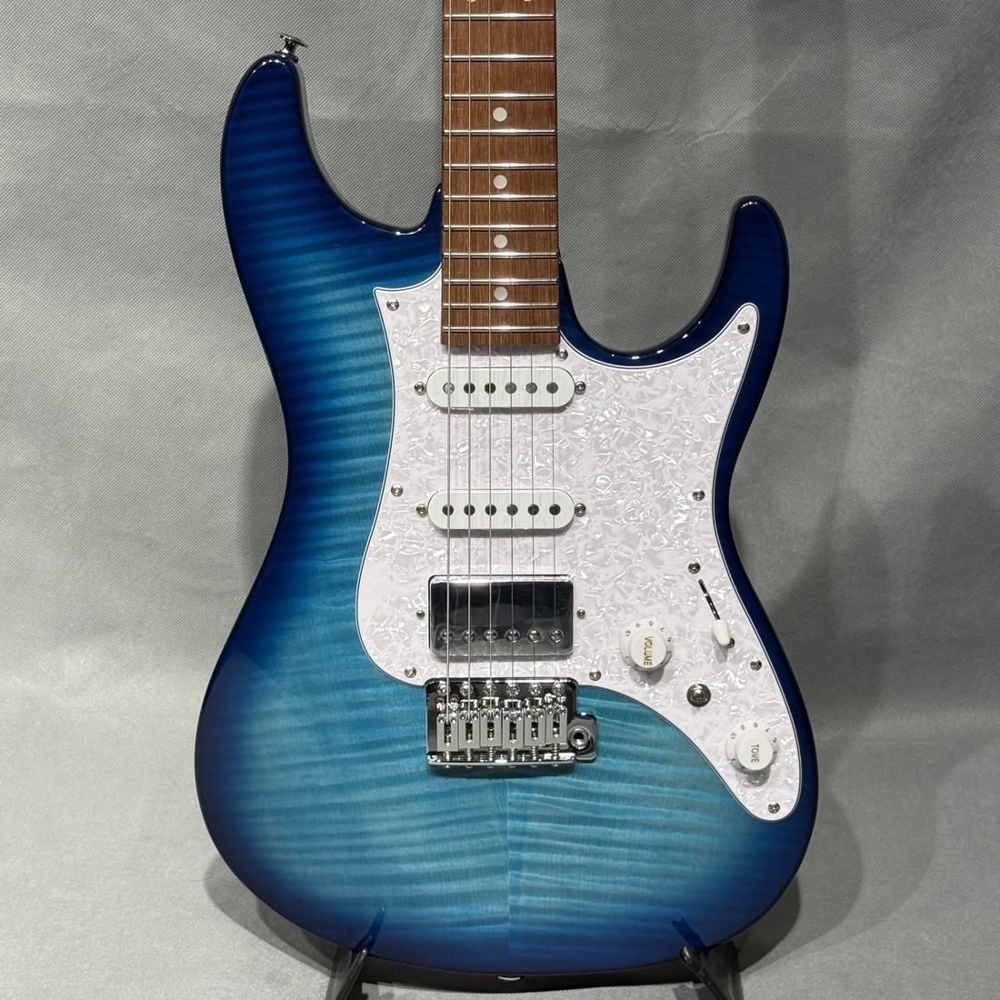 Ibanez AZ22S1F-TXB Electric Guitar, Roasted Maple Neck, Turquoise Burst, Used