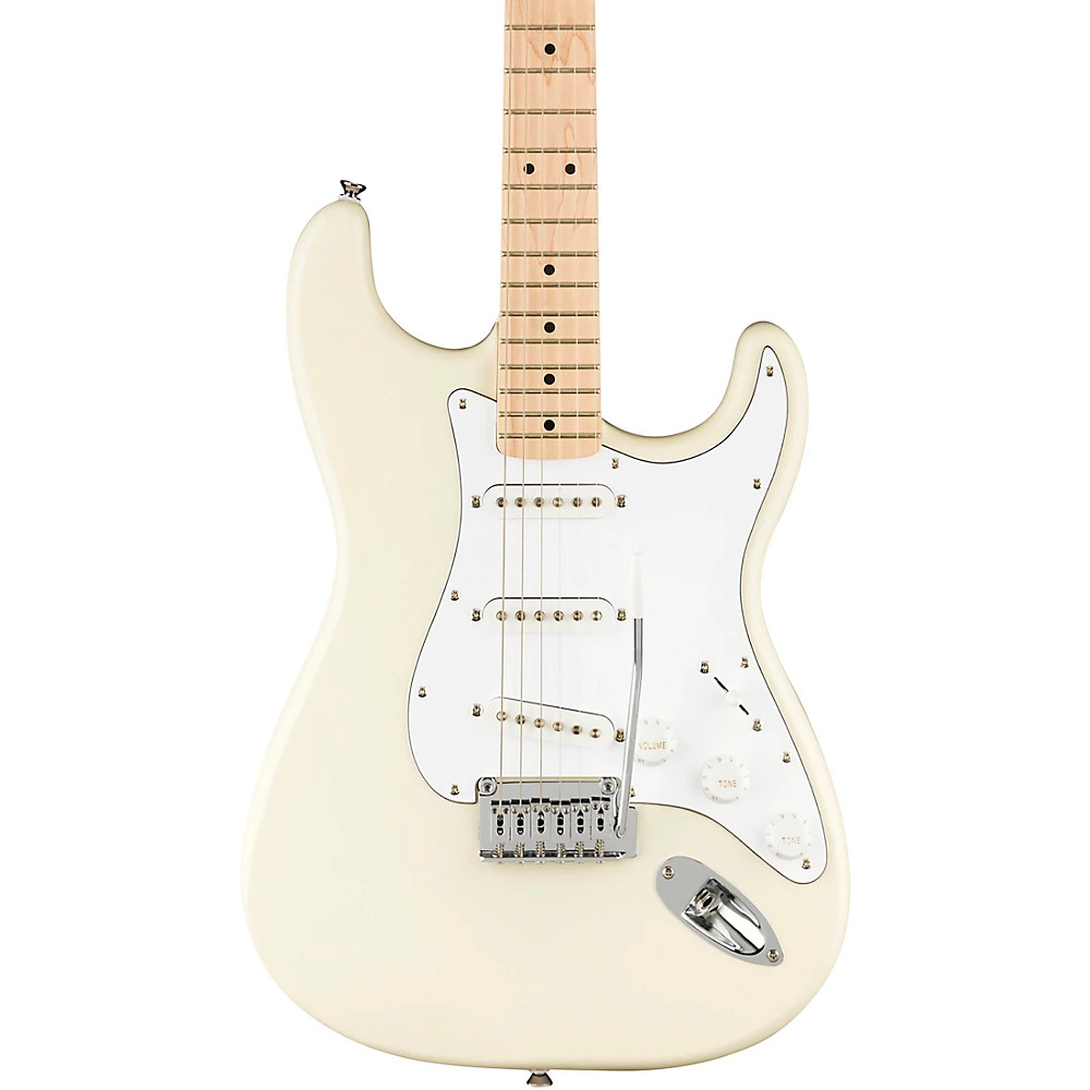 Squier Affinity Series Stratocaster Maple Fingerboard Guitar Olympic White