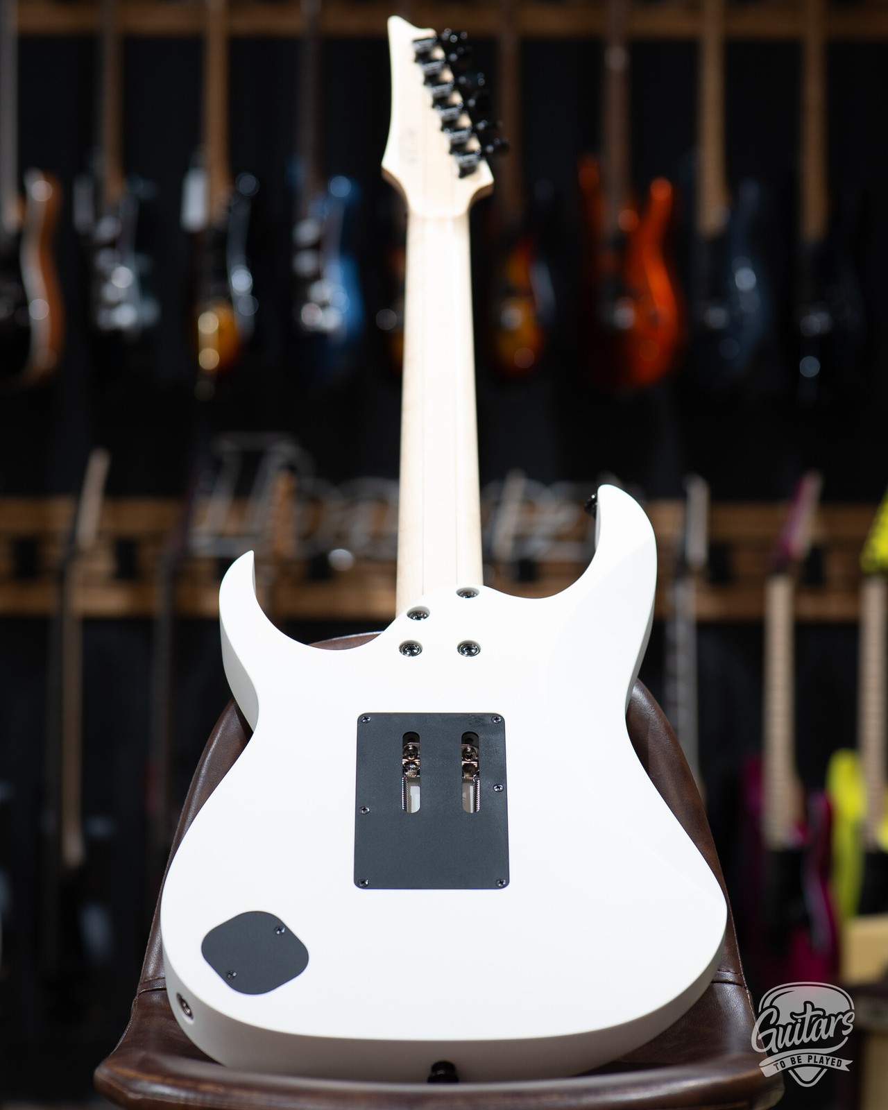 Ibanez RG653DX Prestige HH Guitar w/ Case – White Flat (Demo)