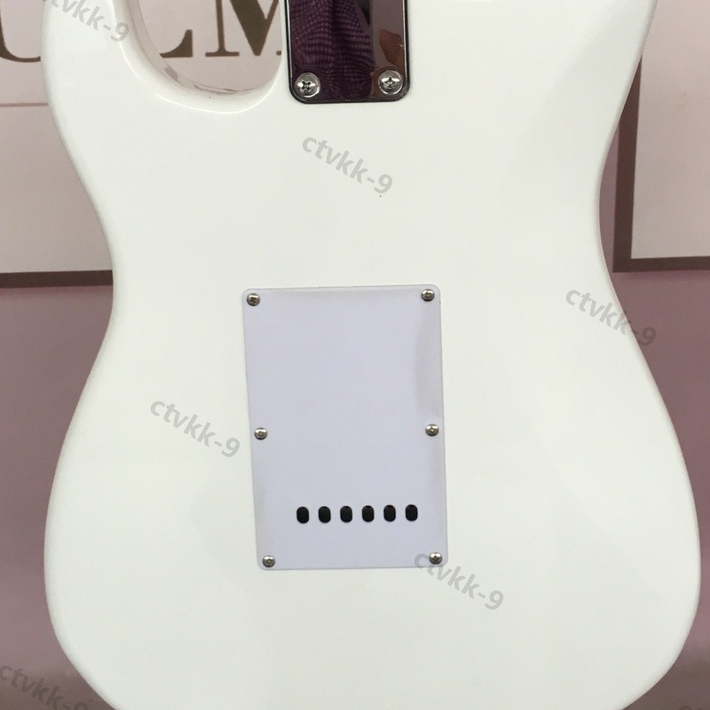 Solid Body Electric Guitar Quilted Maple Top SSH Chrome Tremolo Free Shipping