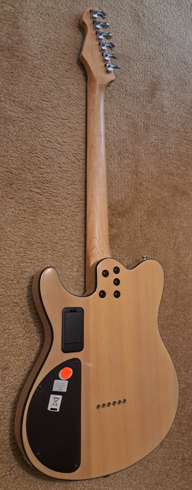 Peavey Generation EXP Guitar, Natural Finish, HH + Piezo, Excellent!