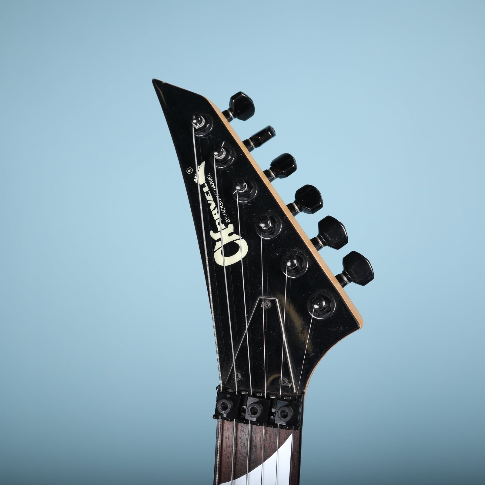 Charvel Predator Electric Guitar Black with Sharkfin Inlays 1991