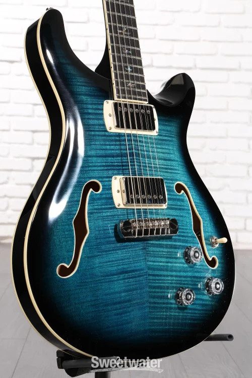 PRS SE Hollowbody II Piezo Electric Guitar – Peacock Blue