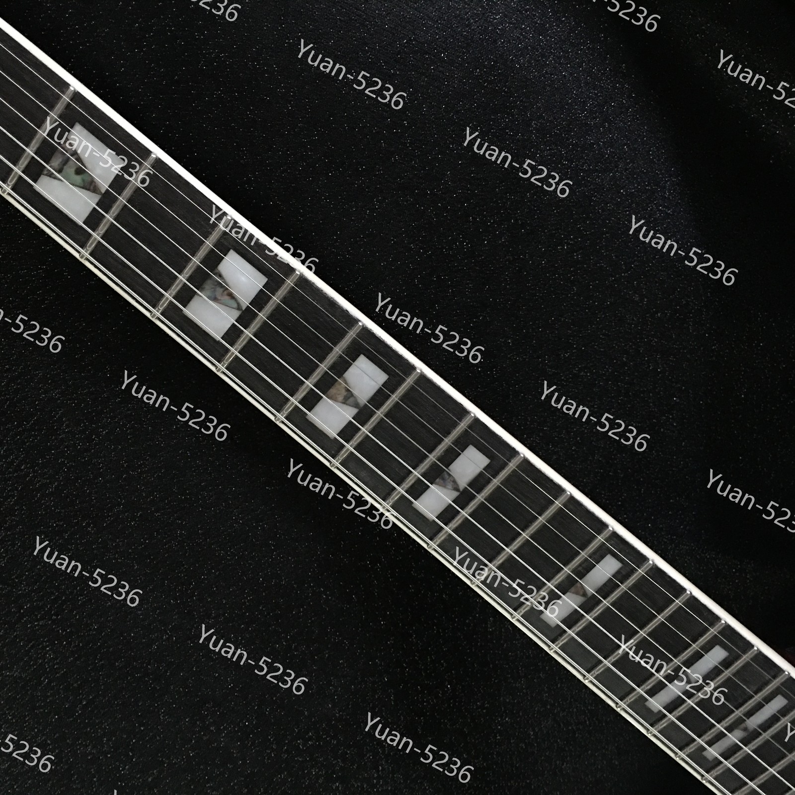 Ledux Solid Electric Guitar HH pickups Mahogany neck Rounded Fret Edge Bone Nut