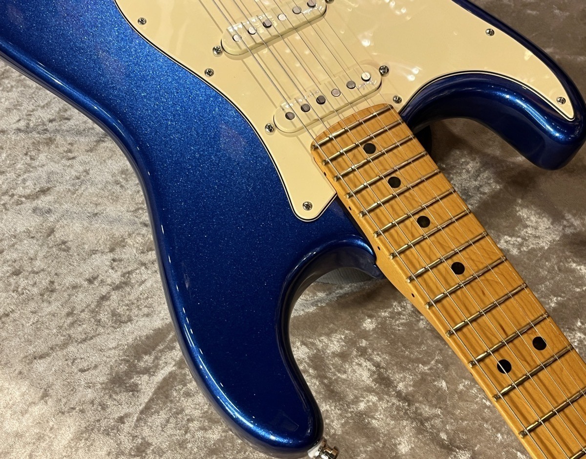 Fender American Ultra Stratocaster Cobra Blue Left Hand 2022 Used [AUTH]