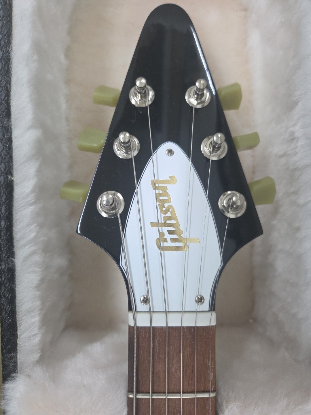 2012 Gibson Flying V Ebony Gloss Electric Guitar w/ Original Hardshell Case MINT