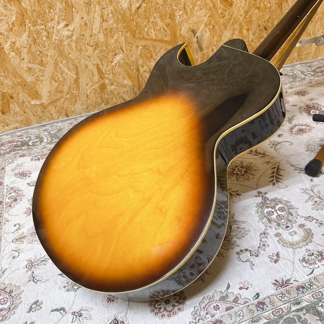 Greco ES-175 Type Hollow Body Sunburst Gneco Logo 1970s MIJ Japan Vintage