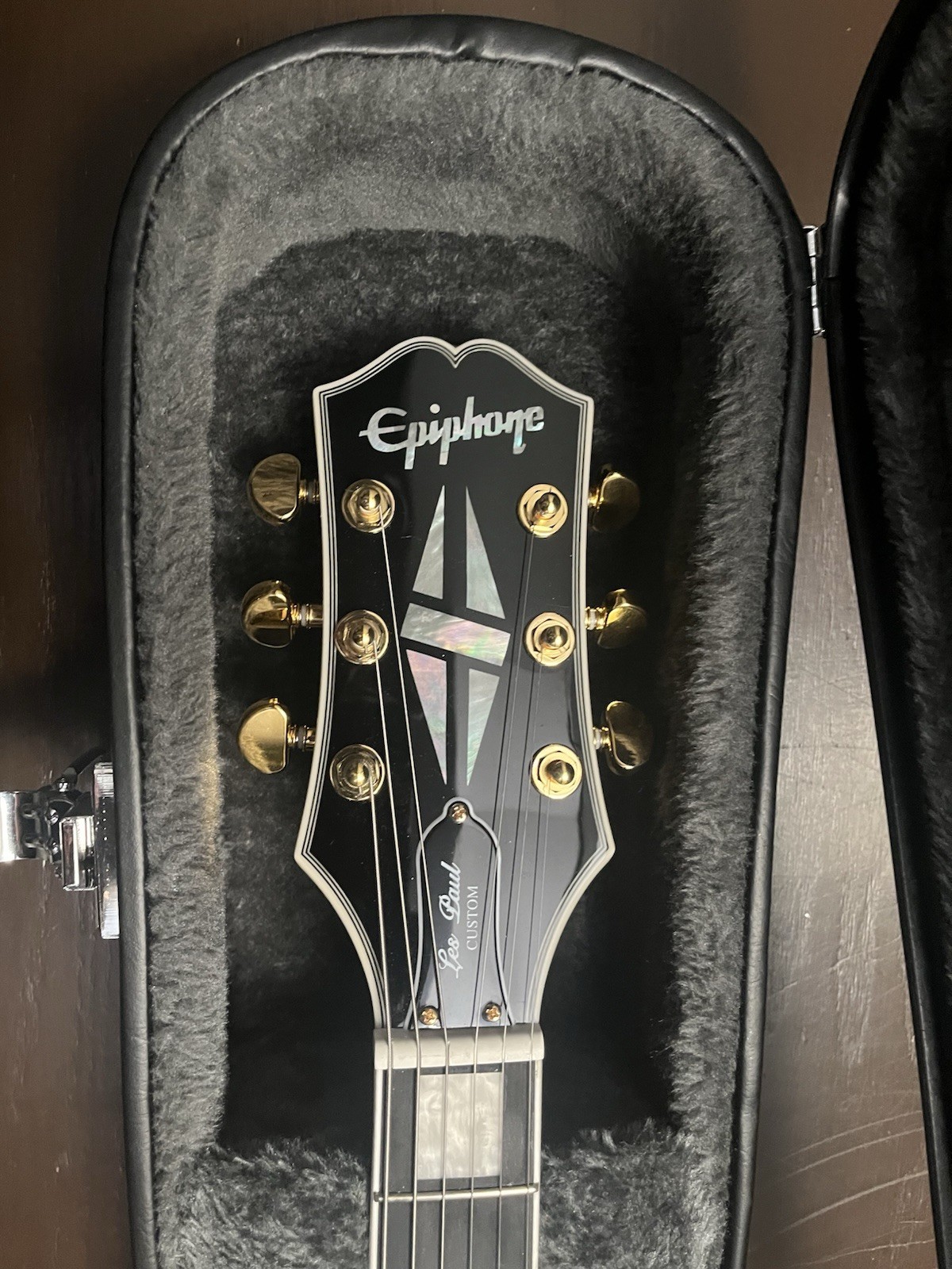Epiphone Les Paul Custom Pro Electric Guitar Black, Ebony, Gold