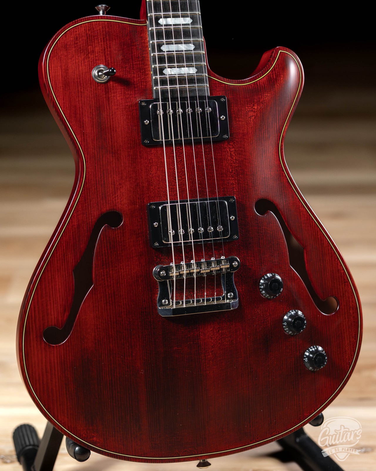Knaggs Chena Spruce Top Hollowbody Guitar – Old Red Violin