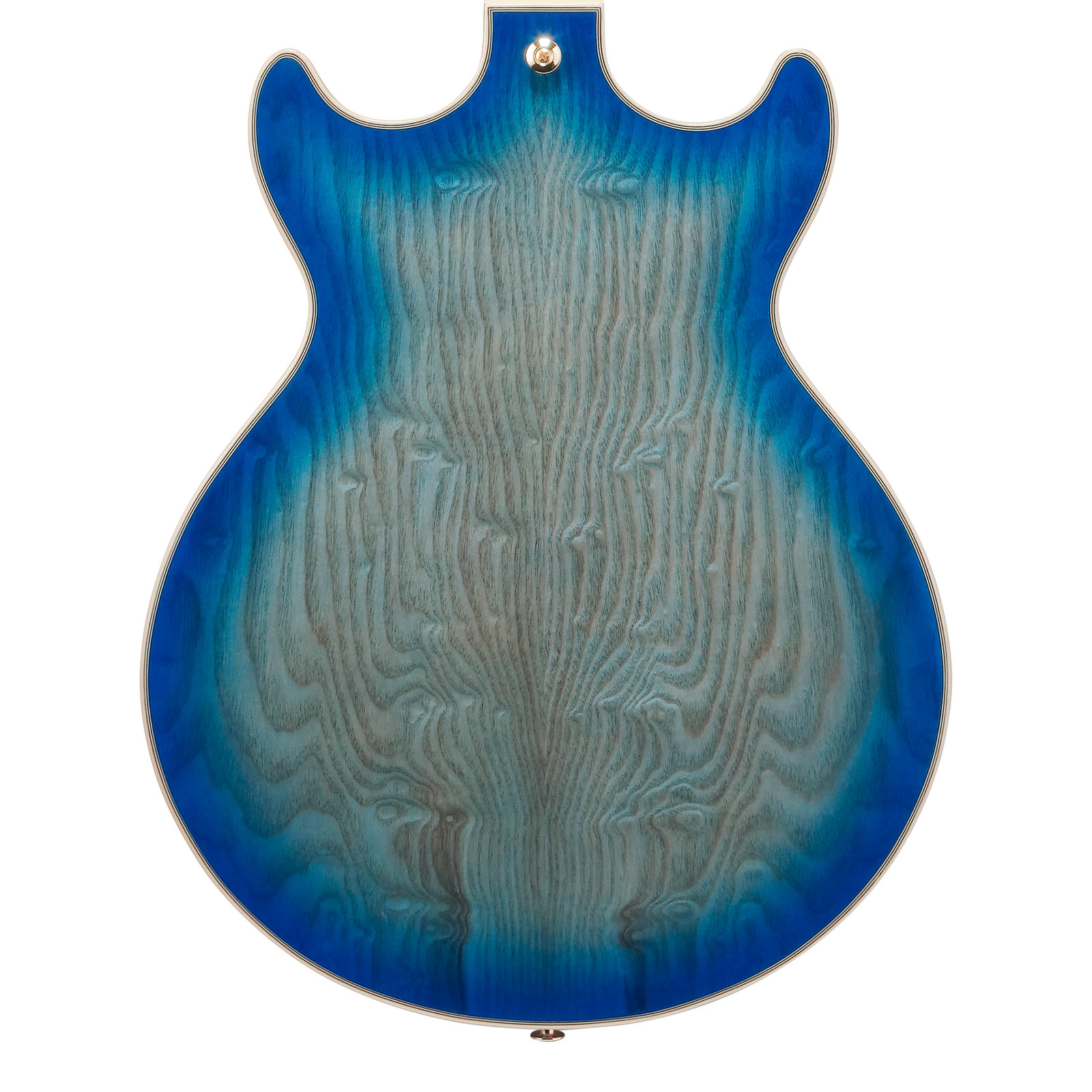 Used Ibanez AM93QA AM Artcore Expressionist Semi-Hollow Guitar – Jet Blue Burst