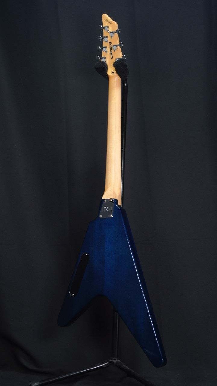 EDWARDS E-eZ-180-7SN e-ZUKA Model Blue Black Used Electric Guitar