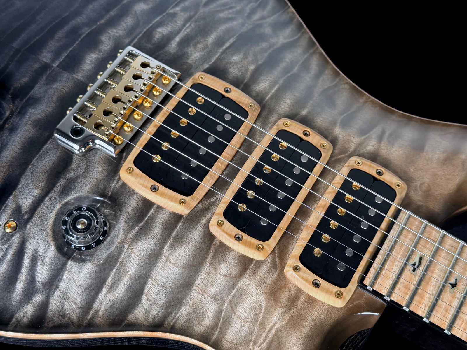 2013 PAUL REED SMITH PRS STUDIO SIGNATURE QUILT TOP PRIVATE STOCK ~ FROSTBITE