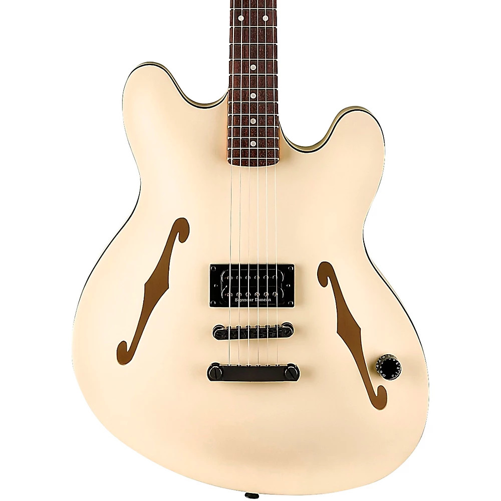 Fender Tom DeLonge Starcaster Guitar Satin Olympic White 197881450533 RF