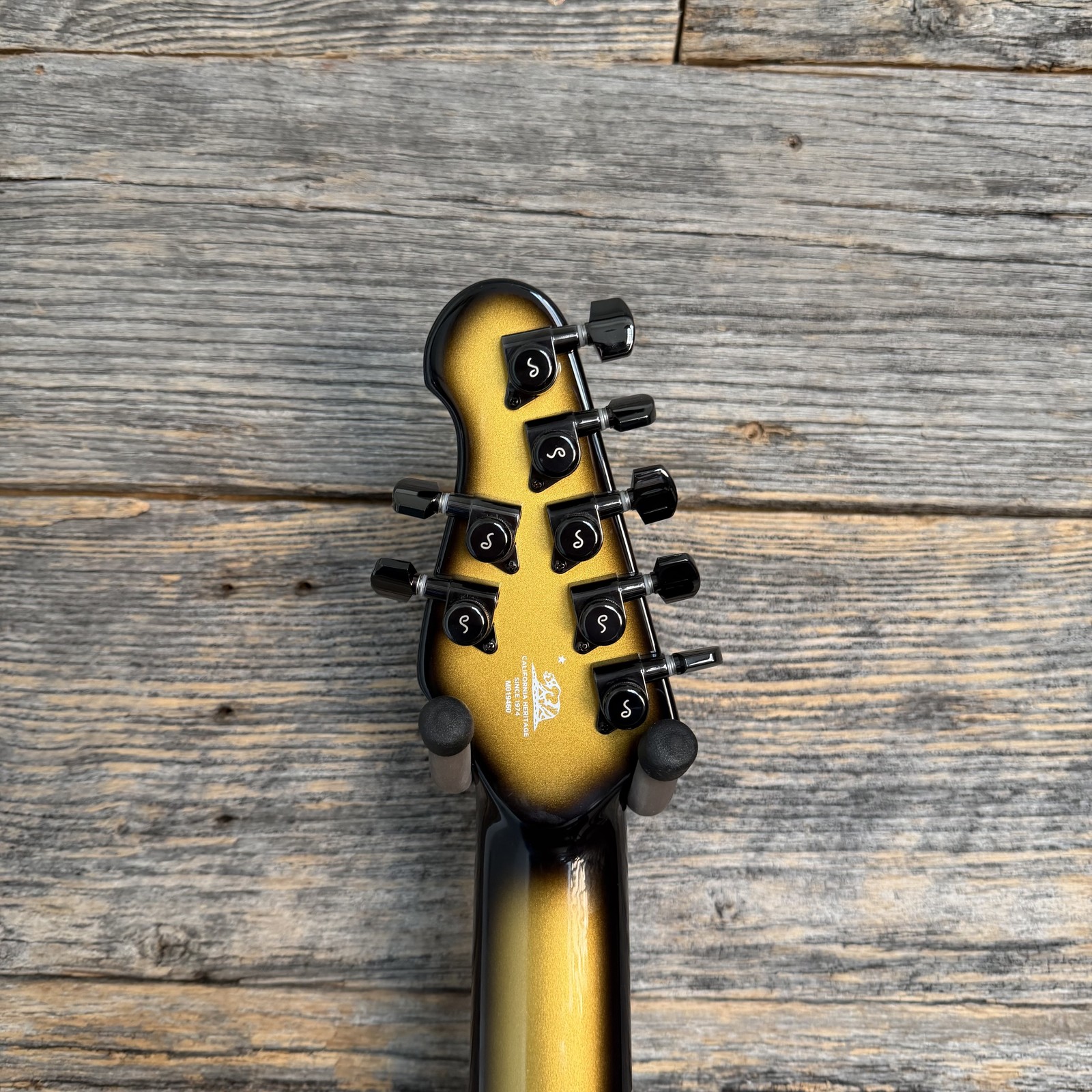 Ernie Ball Music Man Majesty 7 7-String Electric Guitar – Gold Eclipse