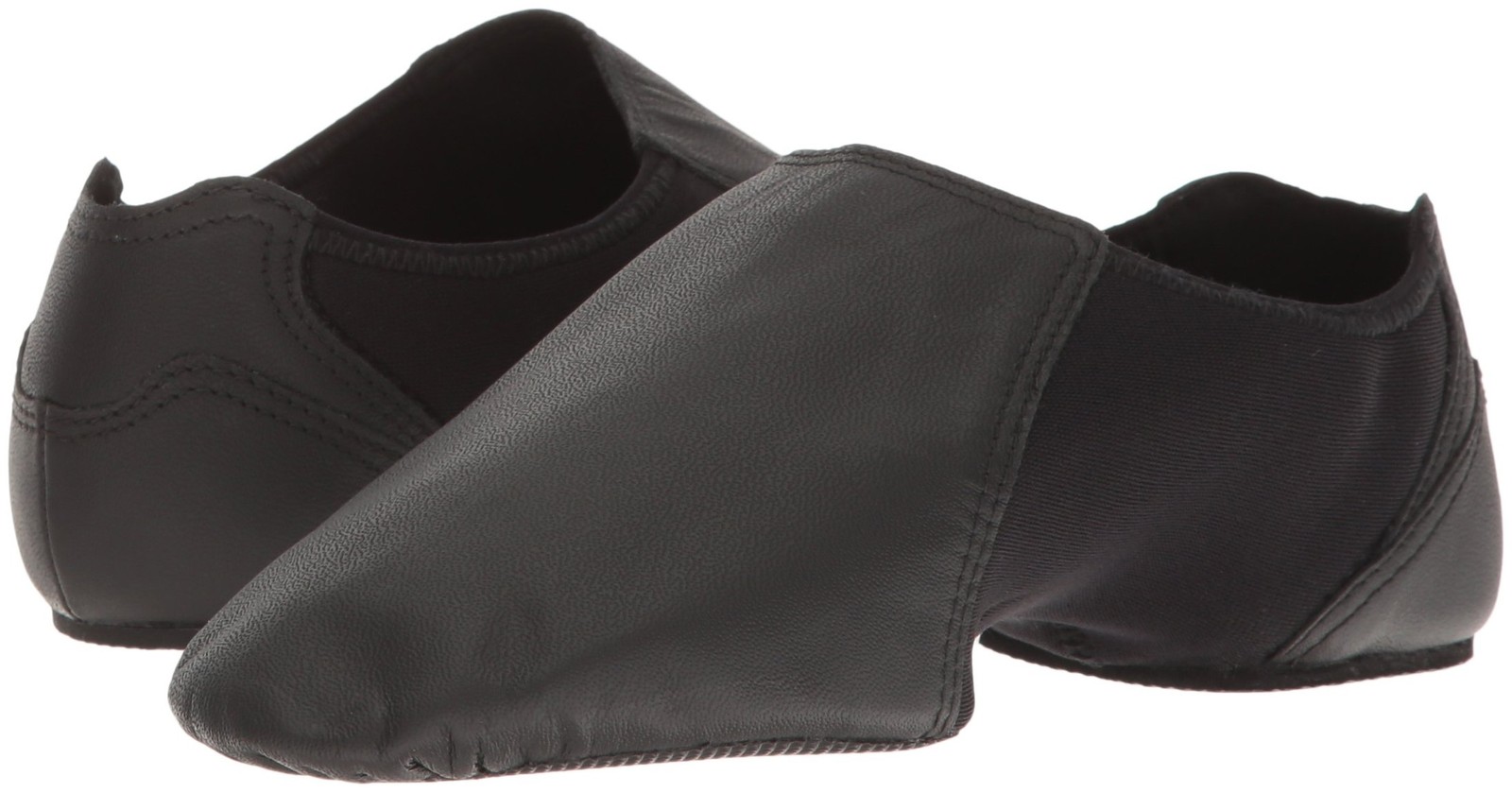 Ladies Spark Leather & Neoprene Jazz Shoes 10 Black