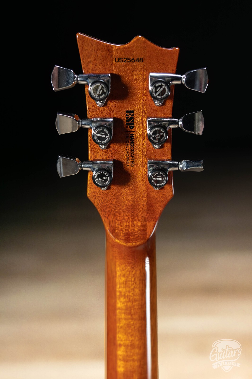 ESP USA Eclipse Full Thickness w/ Seymour Duncans – Tiger Eye Sunburst