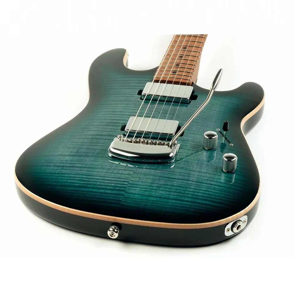 Ernie Ball Music Man Sabre HT Electric Guitar – Yucatan Blue