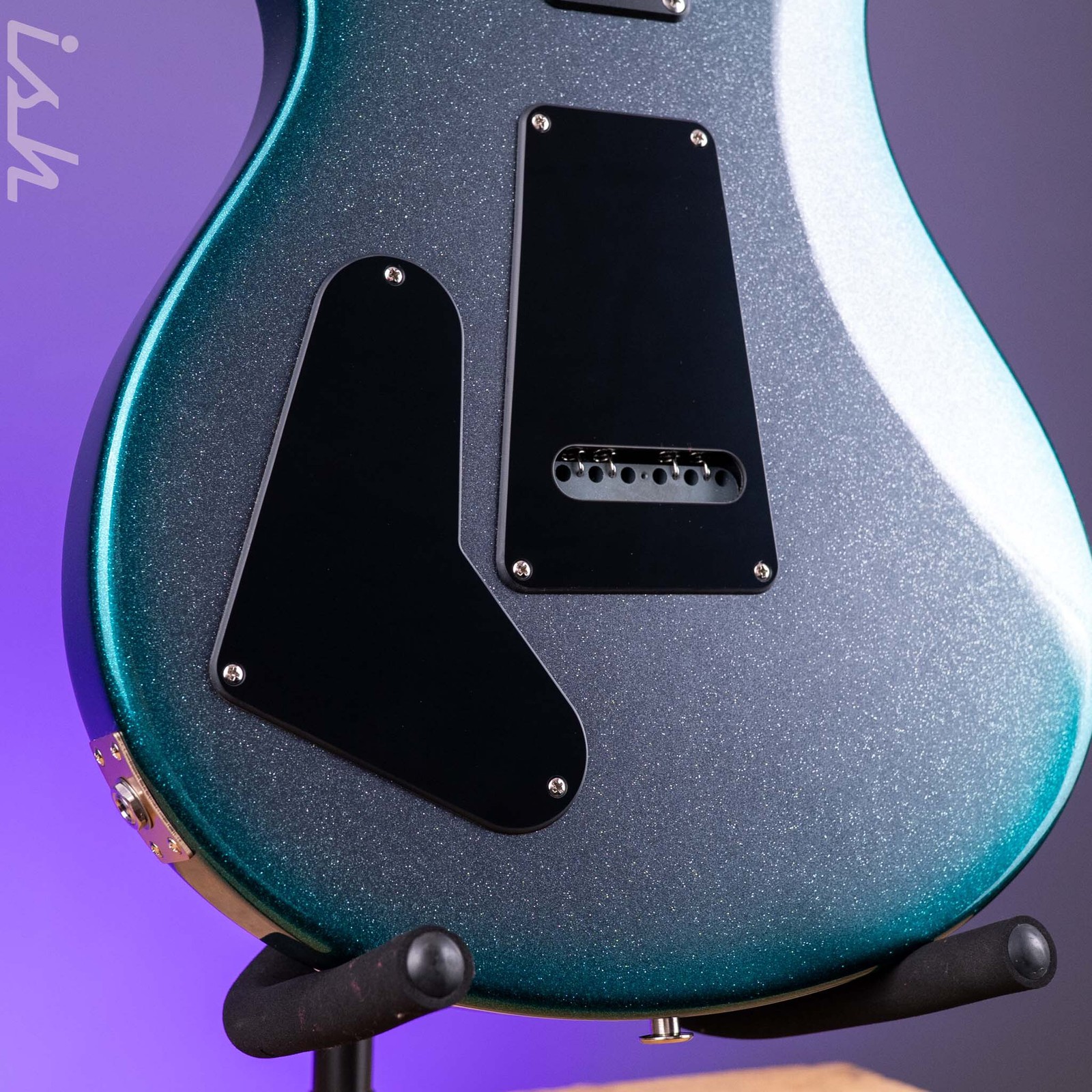 PRS Swamp Ash Special Sprayer’s Choice Silver Holoflake Green Burst