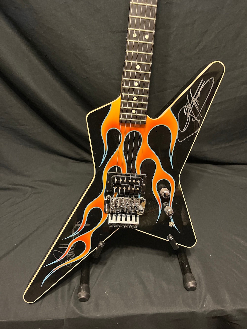 1983 Charvel USA Star Guitar Hot Rod Flame Owned by Paul Stanley of Kiss W/OHSC