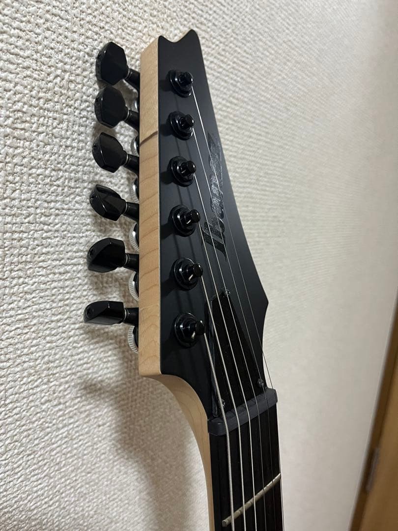 Ibanez RG6HSHFX Electric Guitar Super Wizard 5pc Maple/Walnut Neck Black