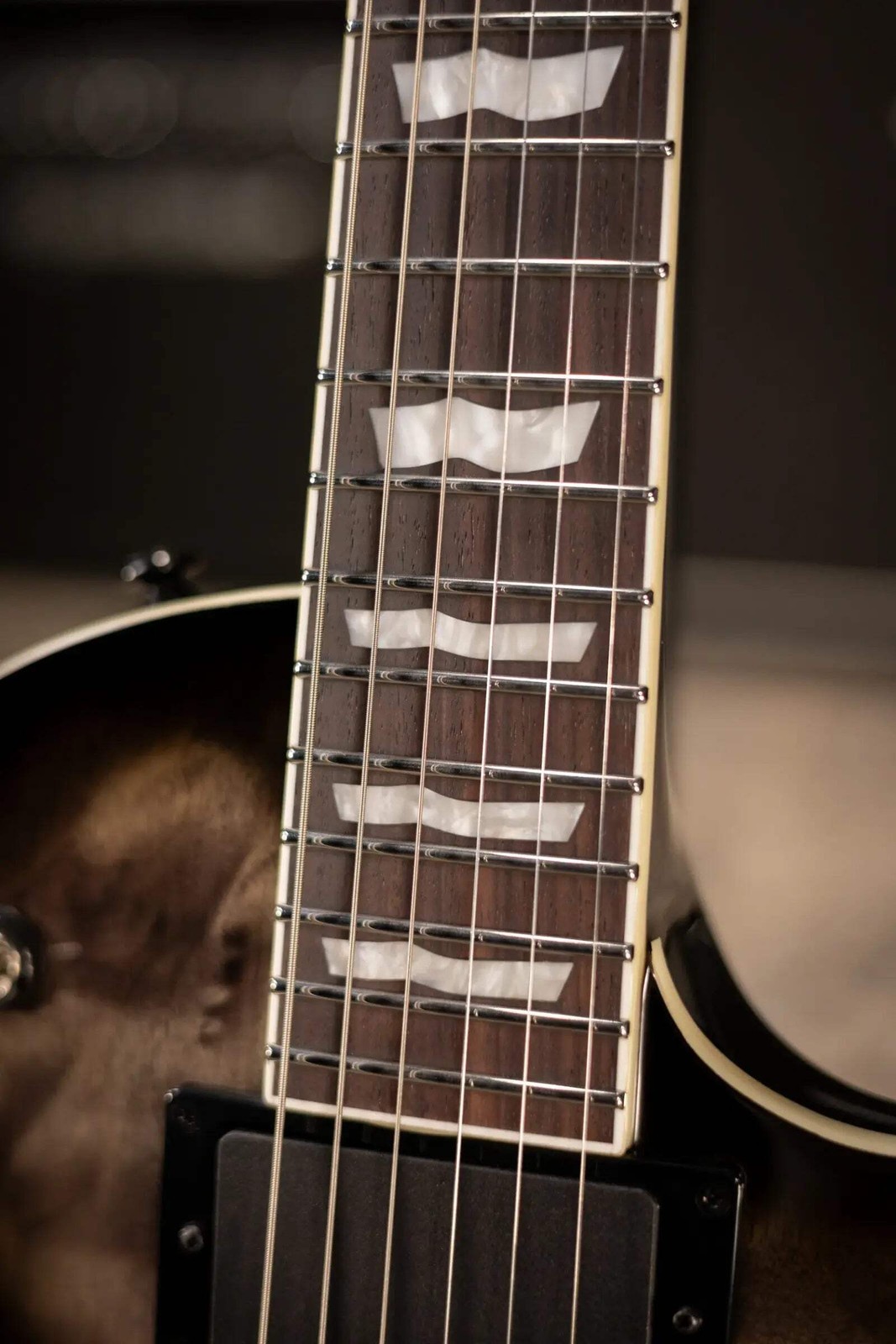ESP LTD EC-400 QM Electric Guitar – See Thru Black Sunburst