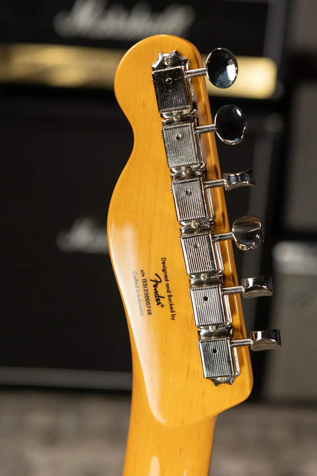 Squier Classic Vibe Baritone Custom Telecaster Electric Guitar – Black