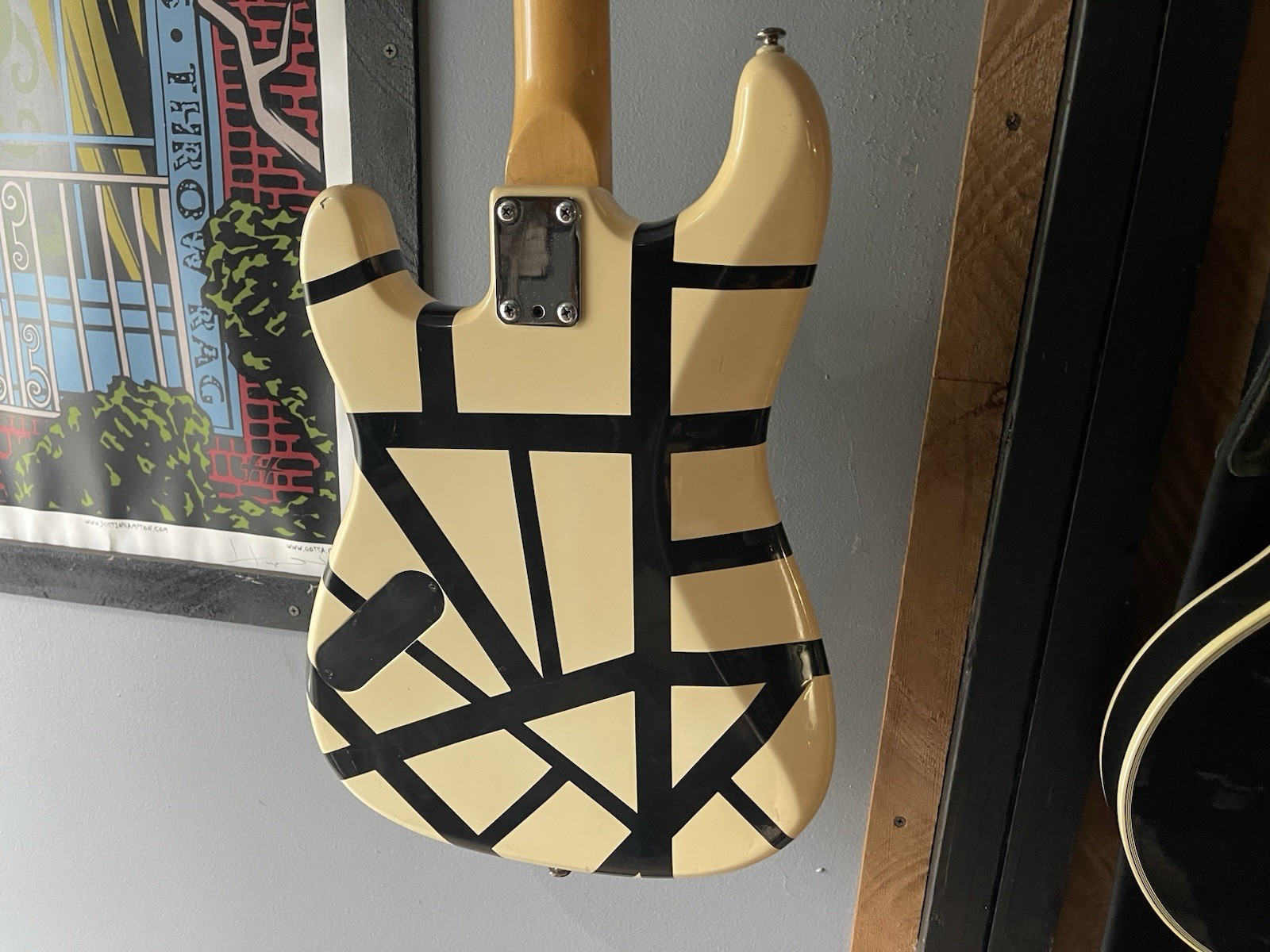 Rare HOHNER ST Metal PROFESSIONAL Electric Guitar Maple Stripes Germany 1980’s