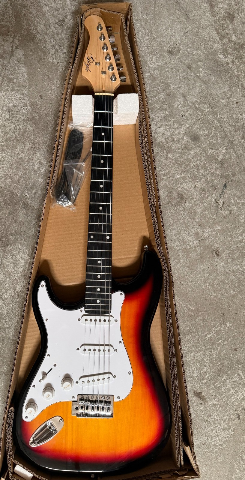 (BUZZING) Left-hand Electric Guitar maple Neck Solid poplar Body