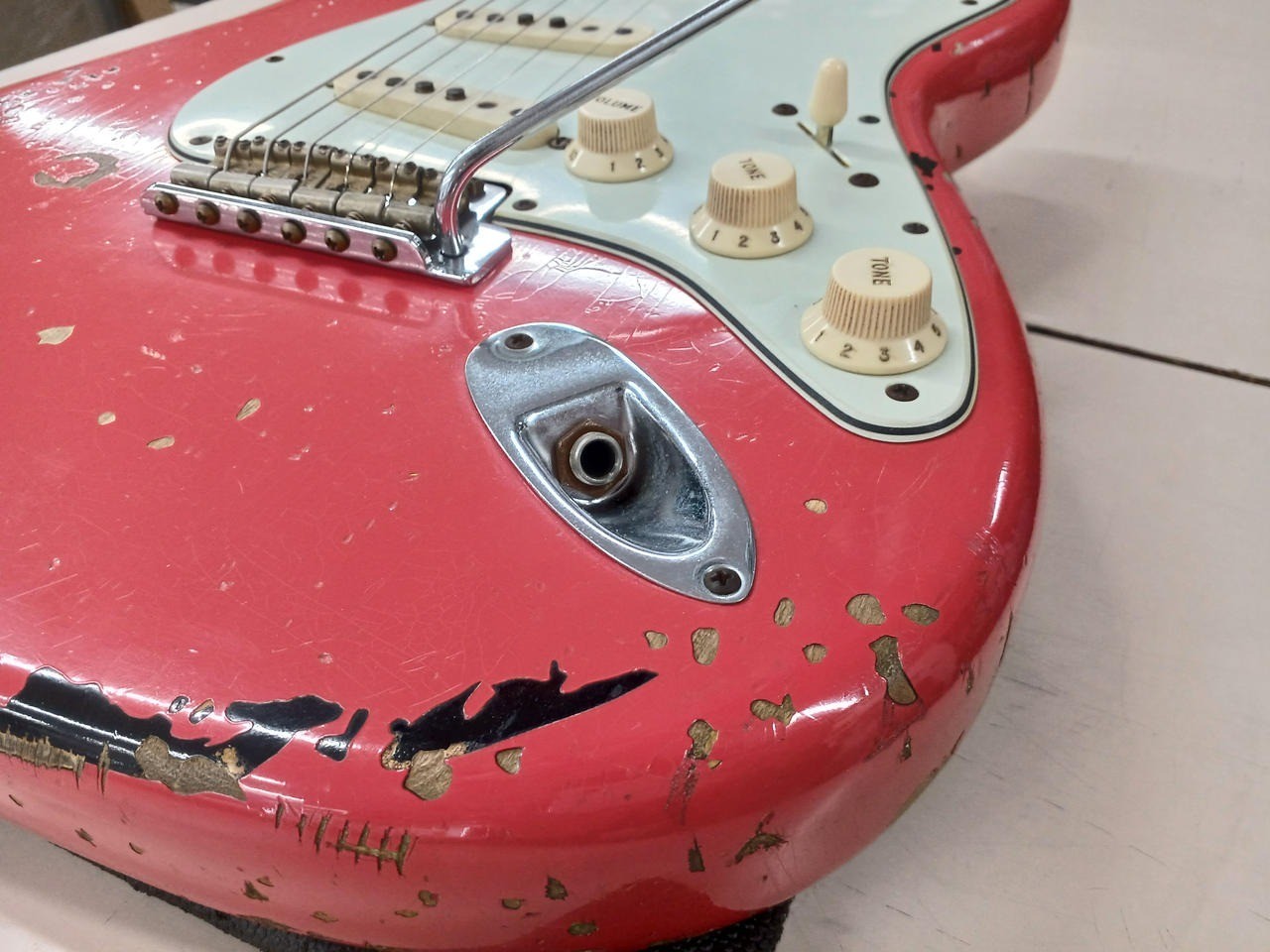 Fender Custom Shop 1963 Michael Landau Strat Fiesta Red 3 Tone Sunburst Relic