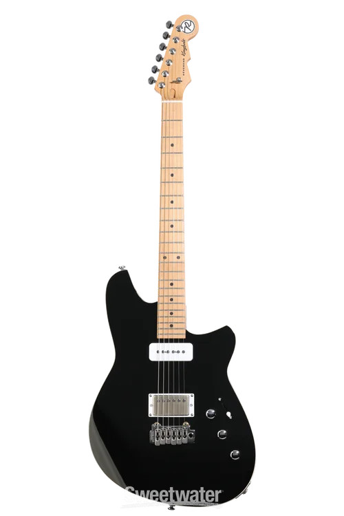 Reverend Kingbolt H90 Electric Guitar – Midnight Black with Maple Fingerboard