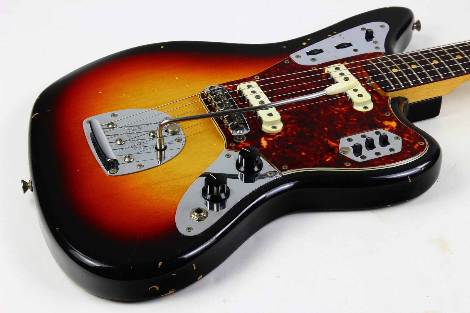 1963 Fender Jaguar Sunburst w Original Case | Pre-CBS Offset CLEAN Vintage