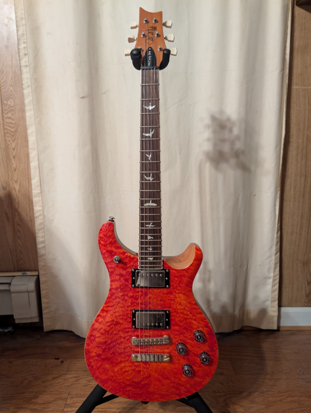 2025 PRS SE McCarty 594 Blood Orange with Gig Bag