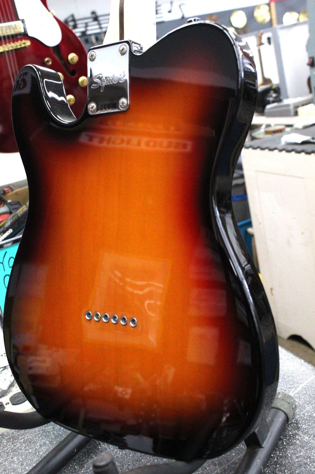 Refurbished Squier Affinity Series Telecaster Thinline – 3-Color Sunburst L@@K!!