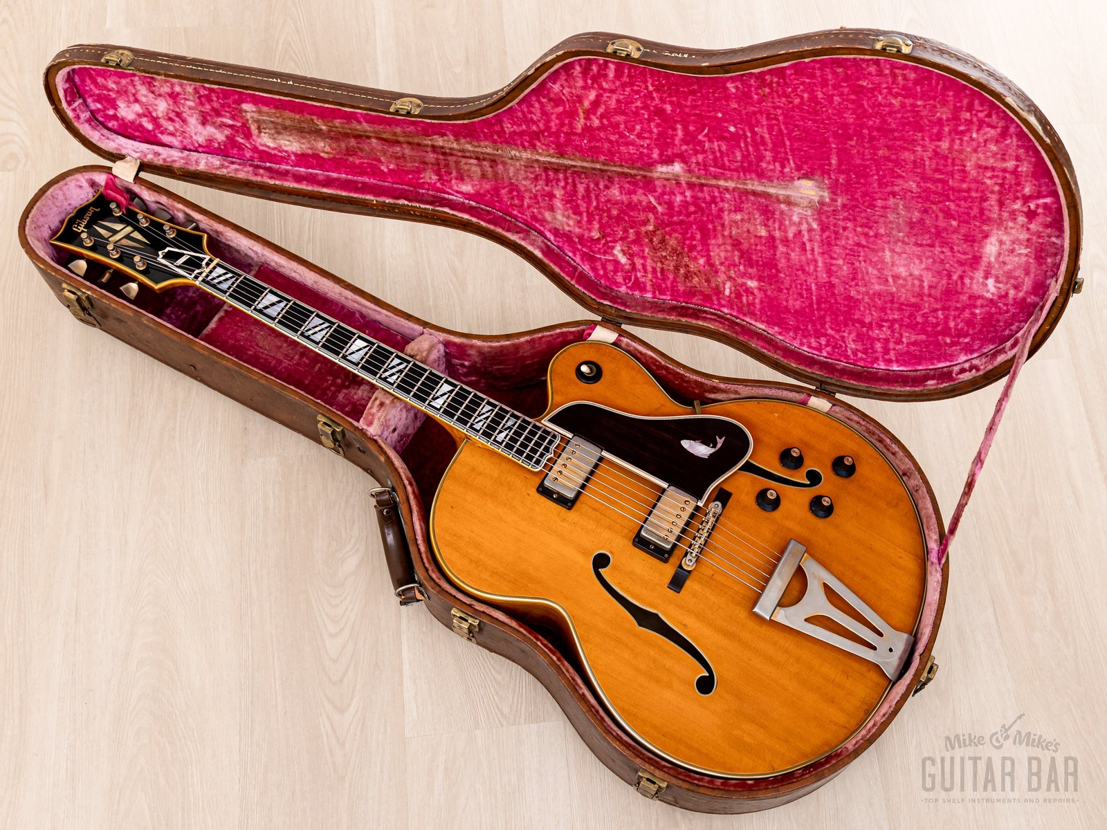 1969 Gibson Super 400 CES Vintage Archtop Electric Guitar w/ 1950s Lifton Case