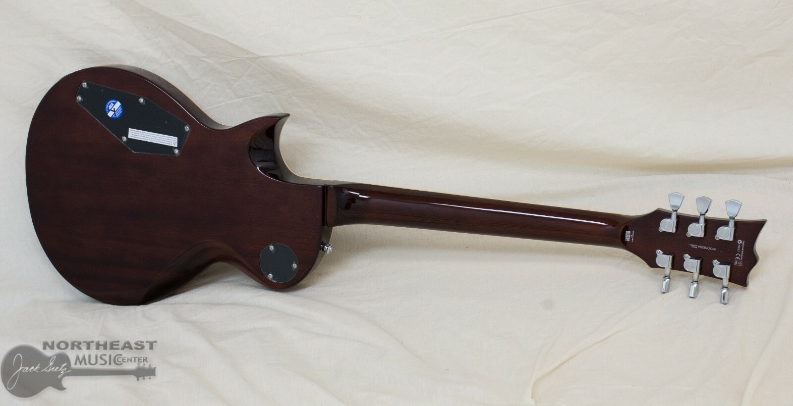 ESP/LTD EC-256FM Electric Guitar in Dark Brown Sunburst
