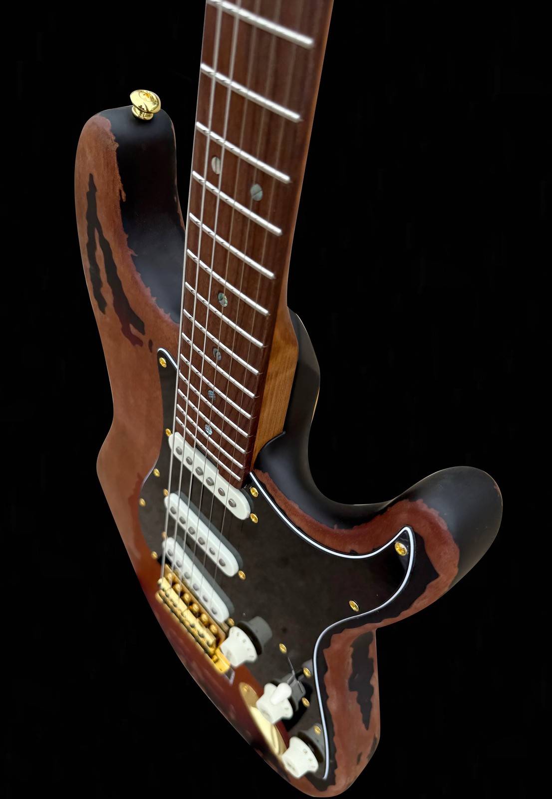 Firefly FFST Relic Electric Guitar Sunburst Roasted Maple Alnico 5 Compound